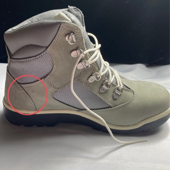 Timberland 6 Inch Field Boot Junior 'Light Grey', US size 6.5 - Picture 7 of 16